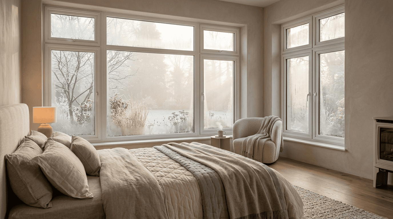 uPVC windows for comfortable winter interiors